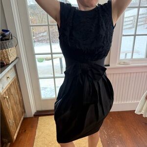 Naeem khan silk Black evening/cocktail Dress